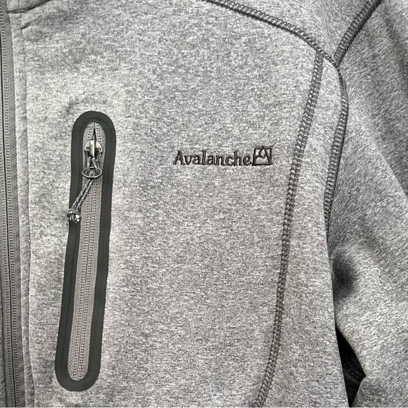 Avalanche | gray, large fleece jacket - Picture 2 of 8